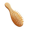 Peinilla-bambú-B Cepillo pequeño de bambú para el cabello
