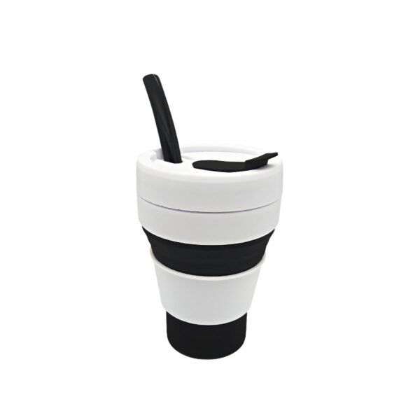 Vasoplegable12ozNEPI vaso plegable de silicona de 12 oz